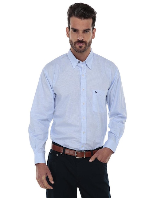 Camisa casual Ferrioni de algodon manga larga para hombre Liverpool