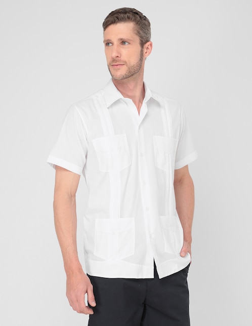 Guayabera manga corta para hombre 1