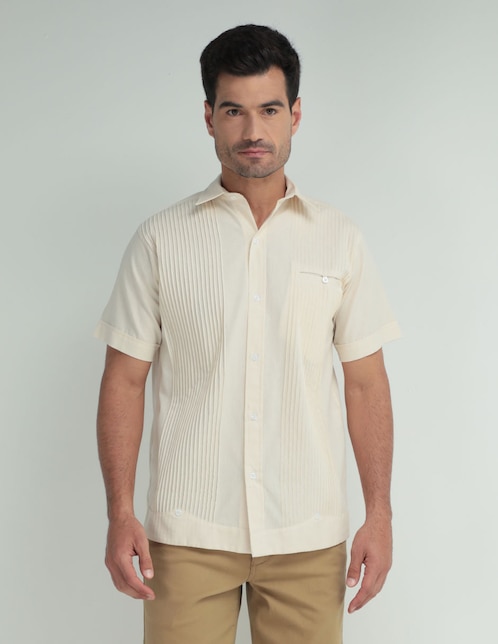 Guayabera manga corta para hombre 1