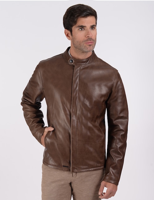 Chamarra casual Perry Ellis para hombre