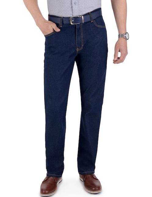 Pantalón recto de algodón para hombre