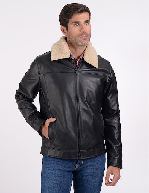 CHAMARRA PERRY ELLIS PECO21, CH, NEGRO