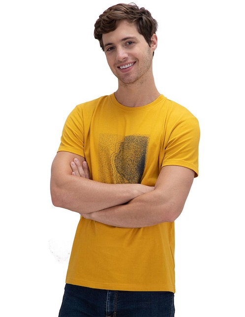 Playera cuello redondo para hombre 1