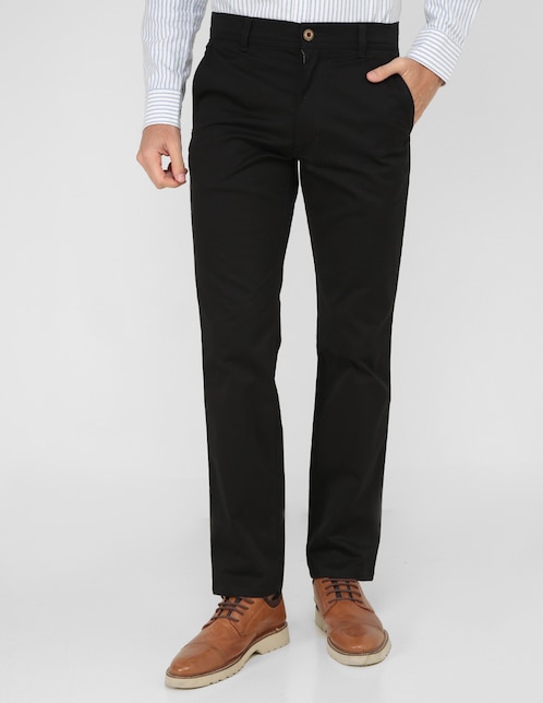 Pantalón recto de algodón para hombre 1