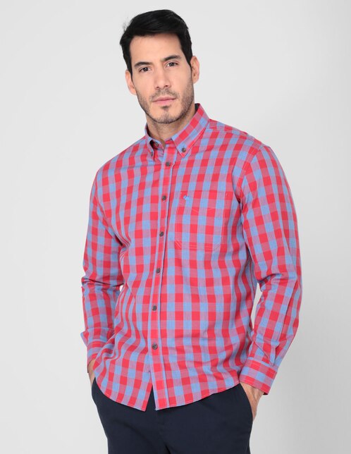 Camisa casual Ferrioni manga larga para hombre en Liverpool