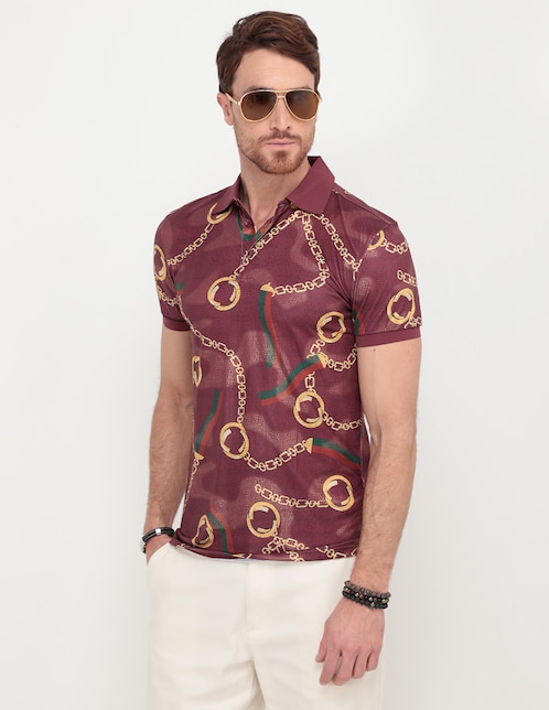 Playera tipo polo Pavini para hombre