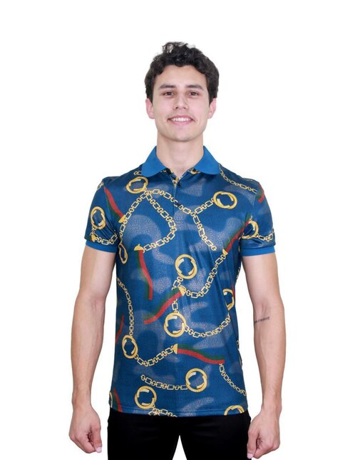 Playera Pavini cuello polo para hombre