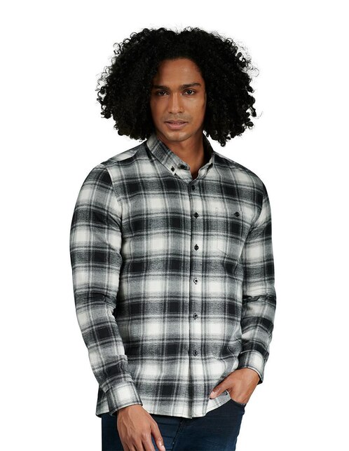 Camisa casual Generra manga larga para hombre Suburbia