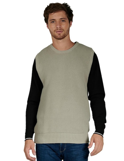 Chaleco tejido para hombre 1