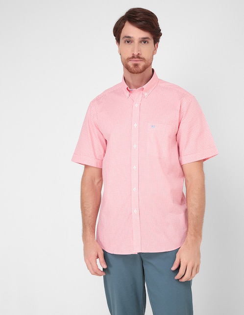 CAMISA FERRIONI M5710T REGU, G, SALMÓN