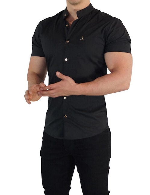 Camisa casual de manga corta para hombre