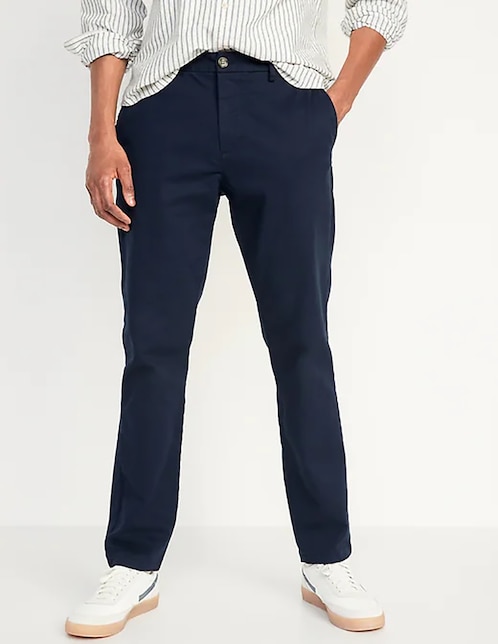 Pantalón slim de algodón para hombre 1