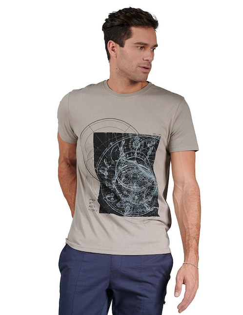 Playera cuello redondo para hombre 1