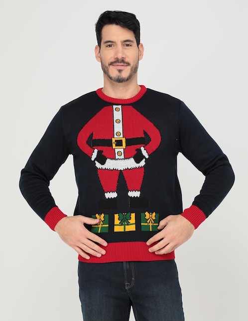 Ugly sweater navideño Regent Street cuello redondo para hombre