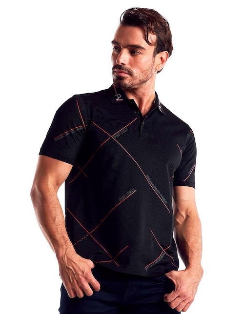 Playera tipo polo Pavi Italy 05-3030N para hombre