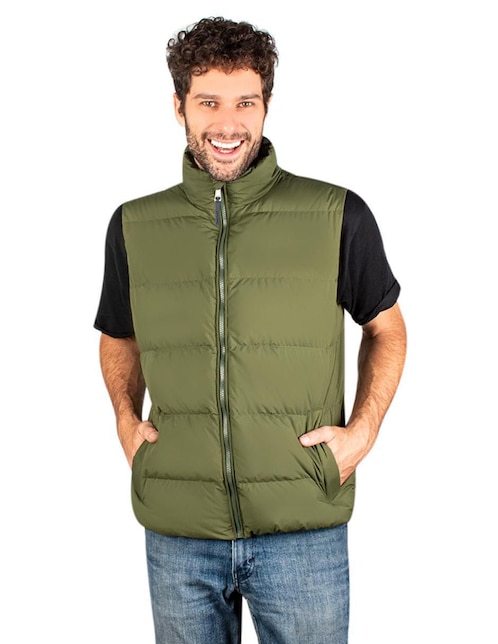 "chaleco" greenlander no poliéster capitonado "para hombre"