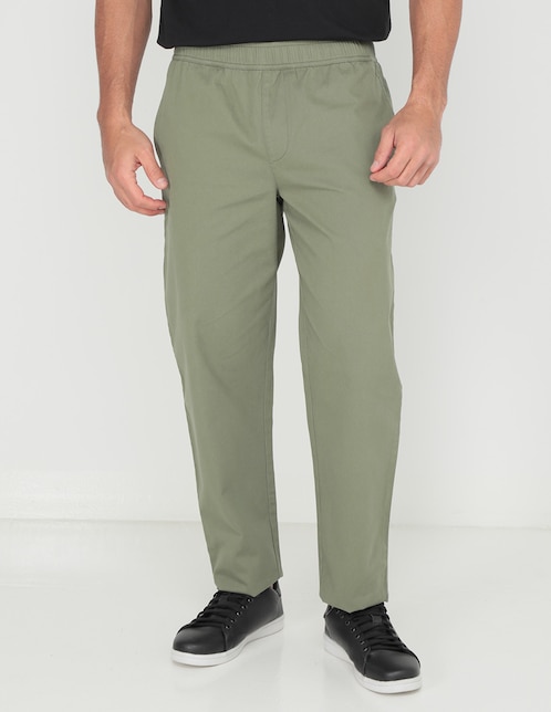 Pantalón straight Regent Street de algodón para hombre