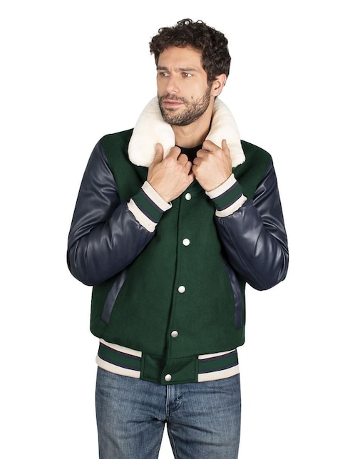 Chamarra cuello desmontable para hombre Chamarra cuello desmontable para hombre