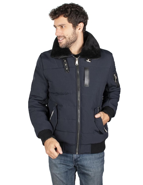 "chamarra" greenlander no "de" poliéster cuello desmontable "para hombre"