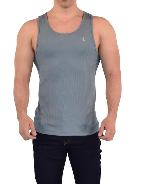 Playera John Leopard Ribbed cuello redondo para hombre