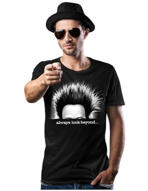 Playera Marëvnyk Misterios Aliens Nasa cuello redondo para hombre