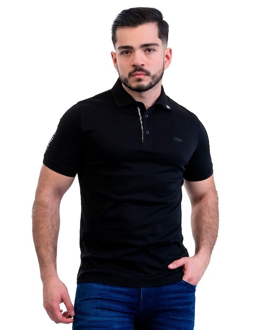 Playera tipo polo Pavi Italy 05-3040N para hombre
