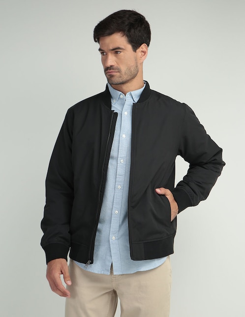 Chamarra casual Old Navy bolsa con cierre para hombre