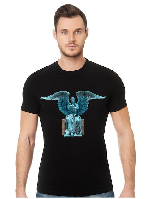 Playera Marëvnyk Alta Gama Nightlife cuello redondo para hombre