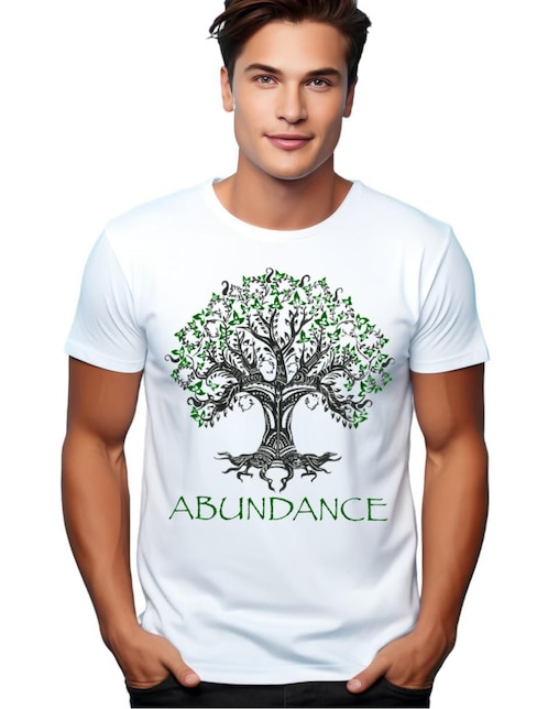 Playera Marëvnyk Alta Gama Yoga Zen Árbol cuello redondo para hombre