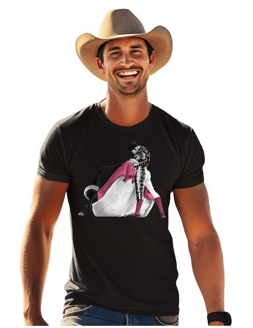 Playera Marëvnyk Alta Gama Complexión Atlética Taurina cuello redondo para hombre