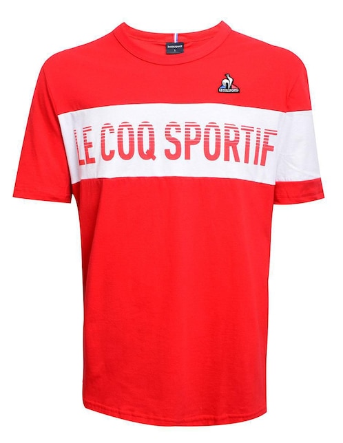 Playera Lecoq Sportif Essentiels cuello redondo para hombre