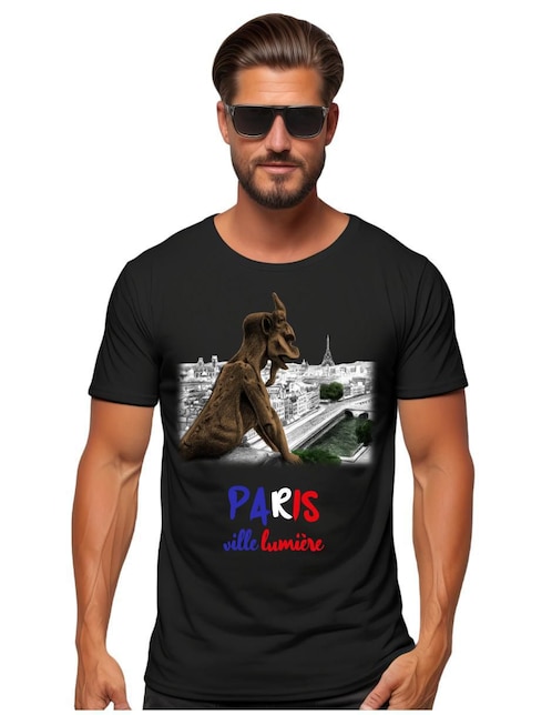 "set playera/playera" marëvnyk alta gama complexión atlética parís "cuello" redondo "para hombre"