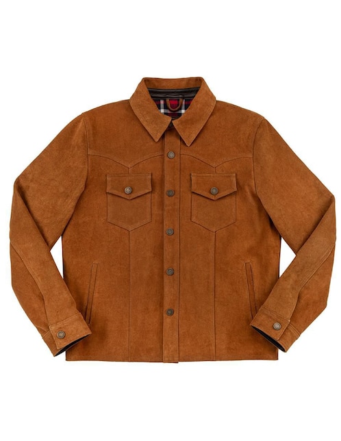 Chamarra Lastwolf impermeable de piel para hombre