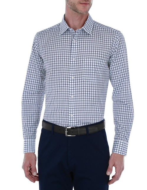 Camisa de vestir Scappino de algodón manga larga para hombre