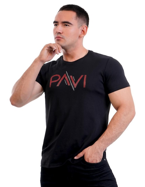 Playera Pavi Italy cuello redondo para hombre