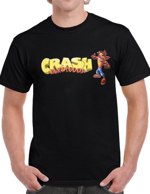 Playera Bioworld Crash Bandicoot cuello redondo para hombre