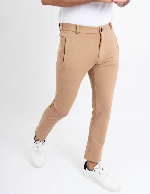 Pantalón business casual jogger slim para hombre 1