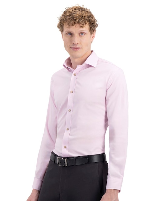 Camisa business casual Men's Fashion manga larga para hombre