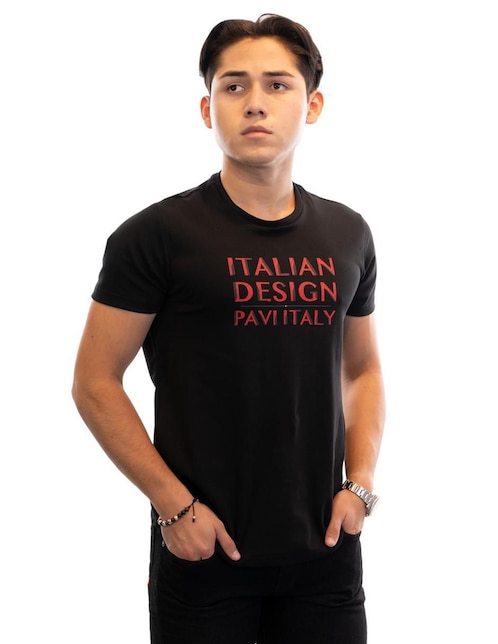 Playera Pavi Italy cuello redondo para hombre
