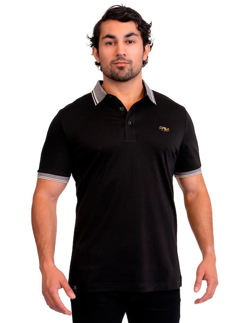 Playera tipo polo Pavi Italy 05-3061N para hombre