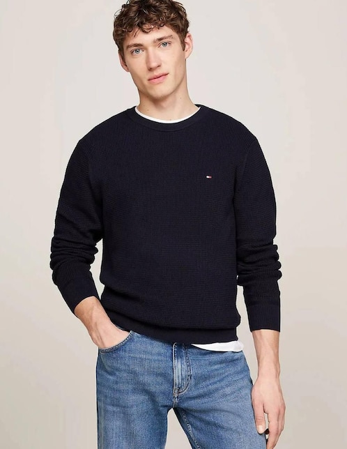 Suéter Tommy Hilfiger cuello redondo para hombre