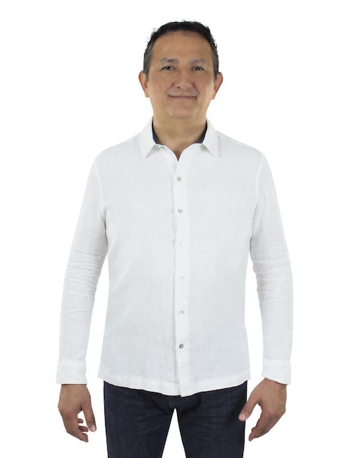 Guayabera manga larga para hombre 1