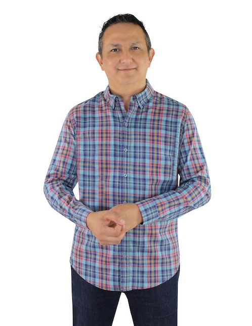 INNERMOTION Camisa casual Innermotion de algodón manga larga para hombre