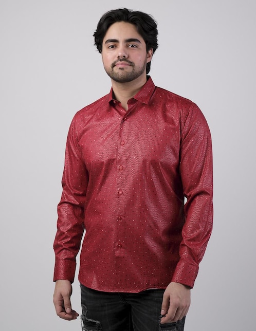 Camisa casual Benziny manga larga para hombre