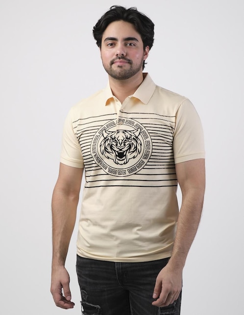 Playera tipo polo Pavini para hombre
