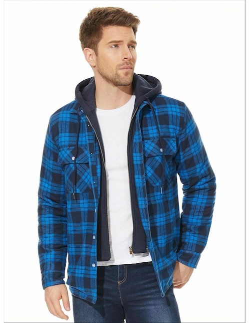Chamarra Creatmo con bolsillos para hombre