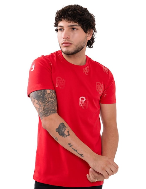 Playera Pavi Italy cuello redondo para hombre
