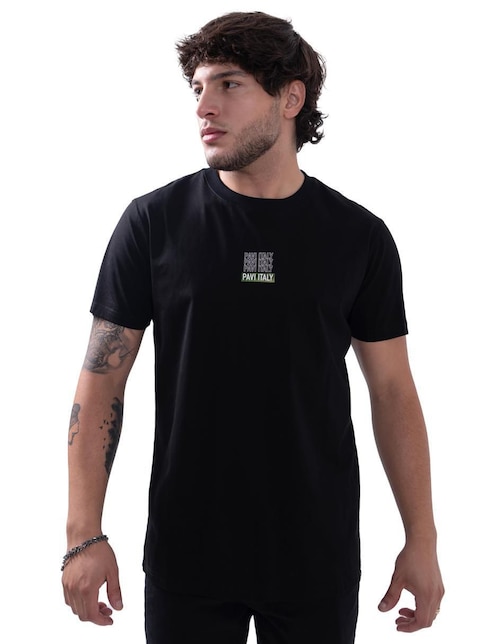 Playera Pavi Italy 04-5068n cuello redondo para hombre