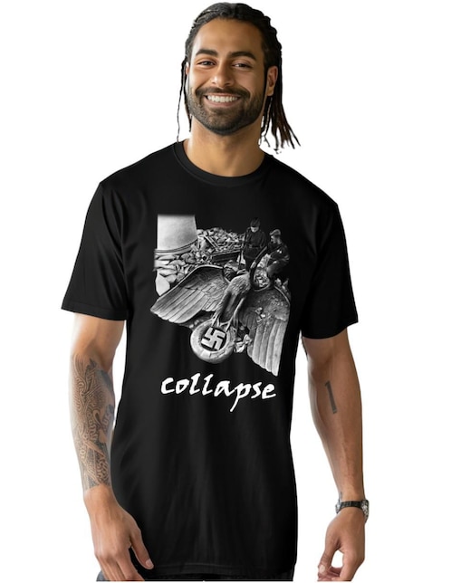 "set playera/playera" marëvnyk alta gama colapso de alemania nazi hitler "cuello" redondo "para hombre"