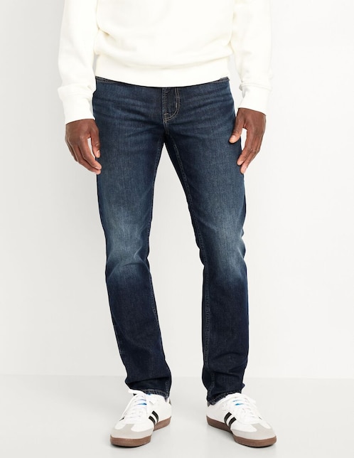 Jeans slim Old Navy lavado obscuro para hombre